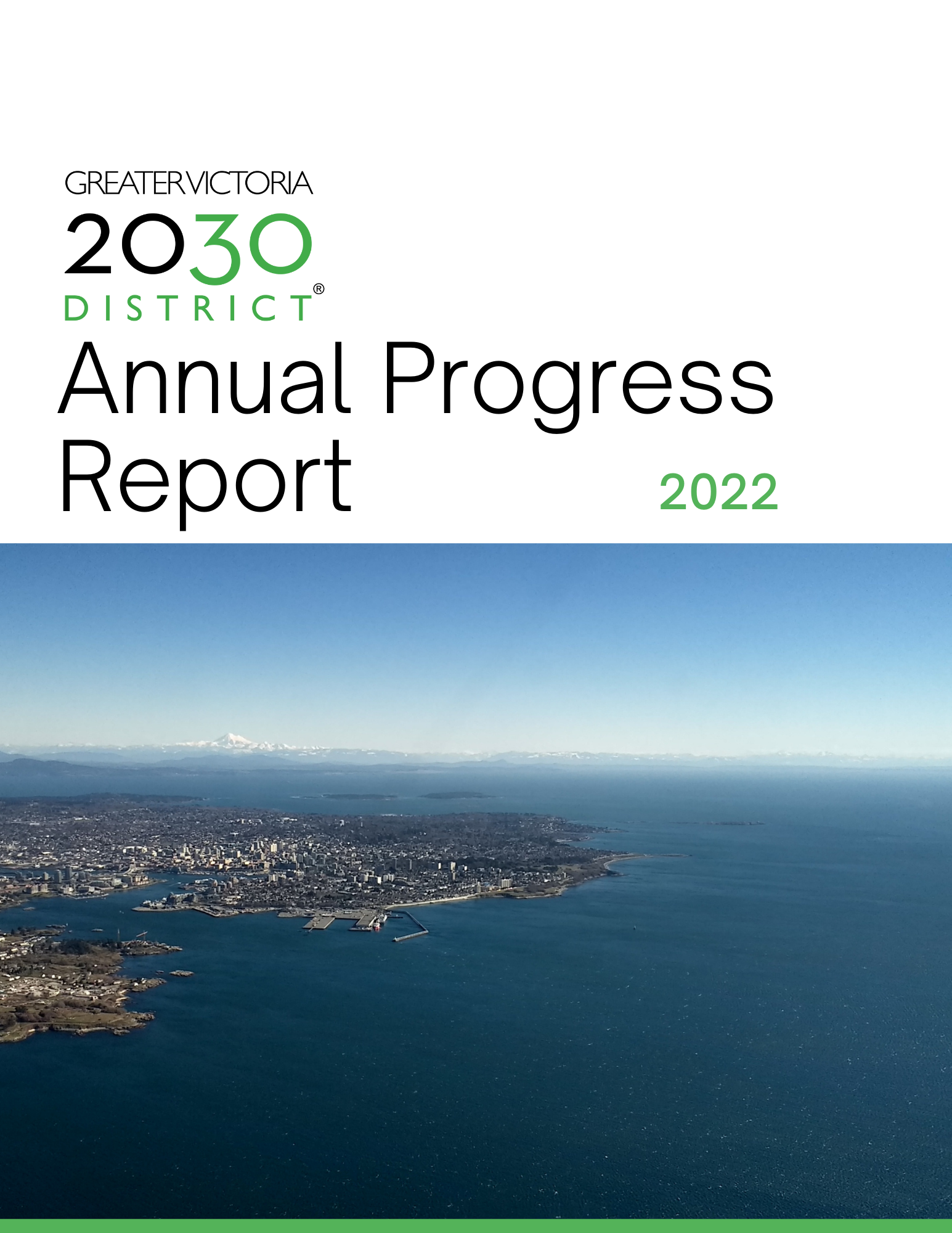 Title Page - Greater Victoria 2030 District Annual Report 2022